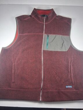 G.H Bass & Co Explorer Full Zip Vest Mens Size XXL/TG